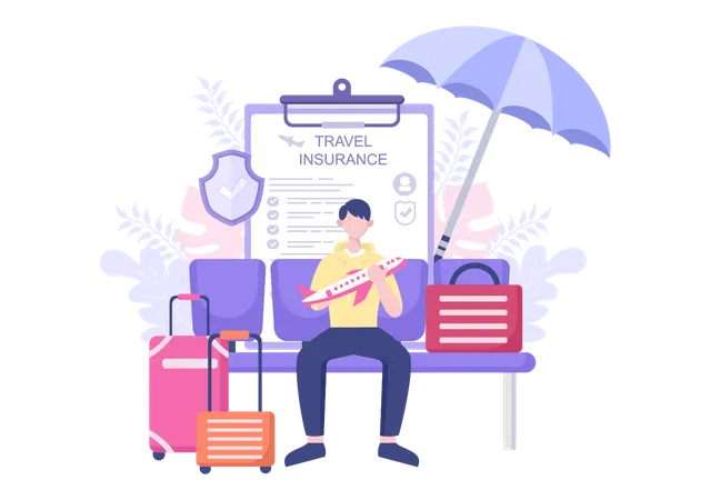 Tour Insurance  Illustration