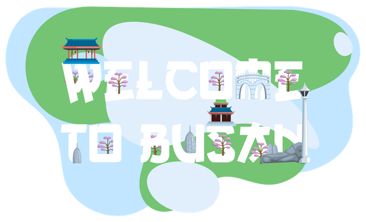 Tourist travel promotion  Illustration