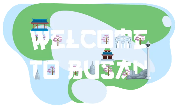 Tourist travel promotion  Illustration