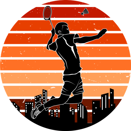 Tournoi de badminton  Illustration