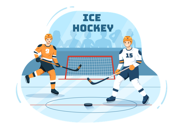 Tournoi de hockey sur glace  Illustration