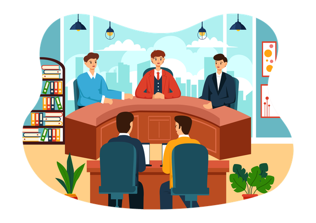 Town Hall Session  Illustration