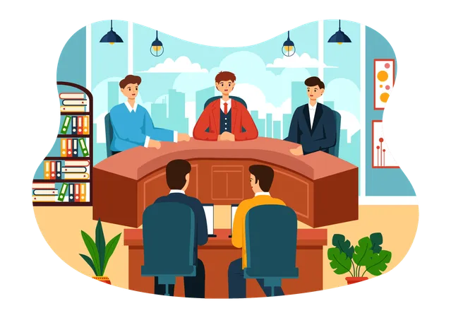 Town Hall Session  Illustration