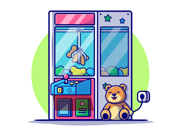 Toy grabber machine  Illustration