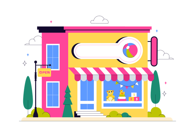 Toy Store  Illustration