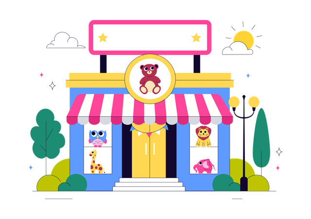 Toy Store  Illustration