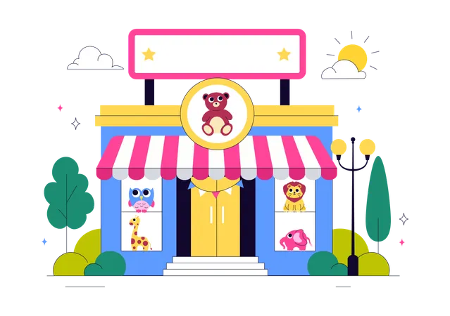 Toy Store  Illustration