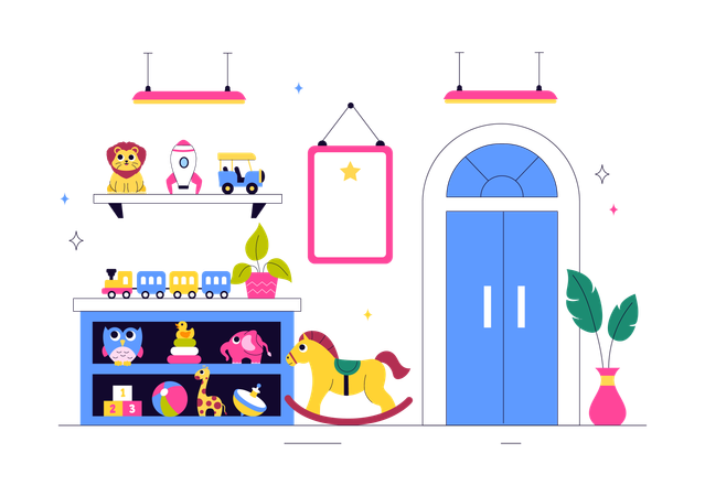 Toy Store  Illustration