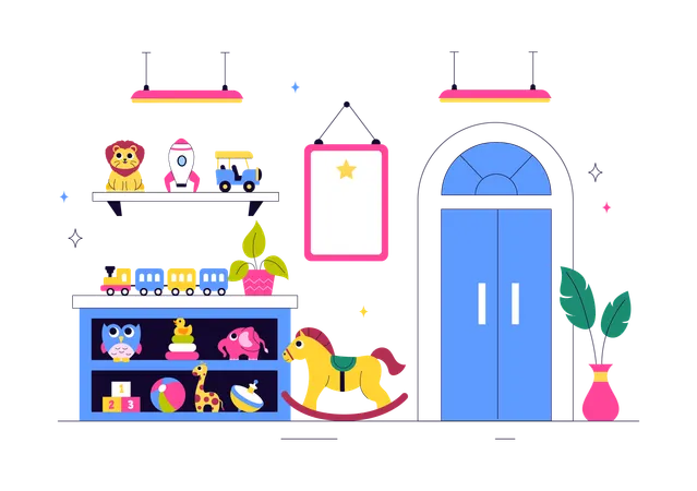 Toy Store  Illustration