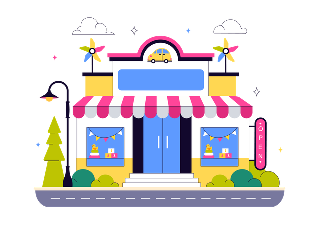 Toy Store  Illustration