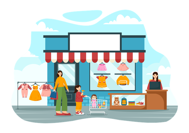 Toy Store  Illustration