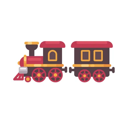 Toy Train  Illustration