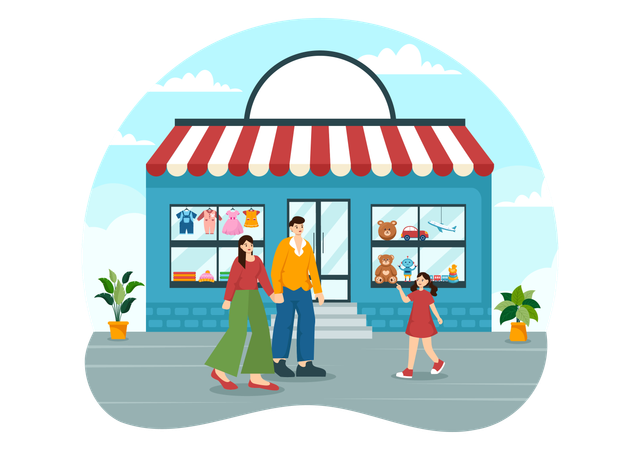 Toys Shop  Illustration