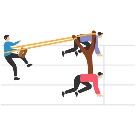 Trabalhe de maneira mais inteligente e não mais difícil  Ilustração