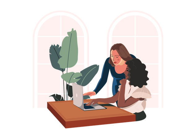 Trabalho em equipe  Ilustração