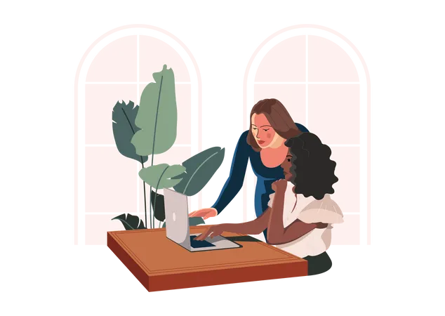 Trabalho em equipe  Ilustração