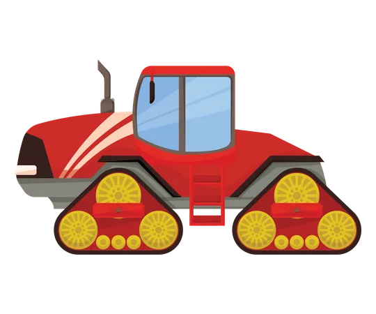 Track Loader  Illustration