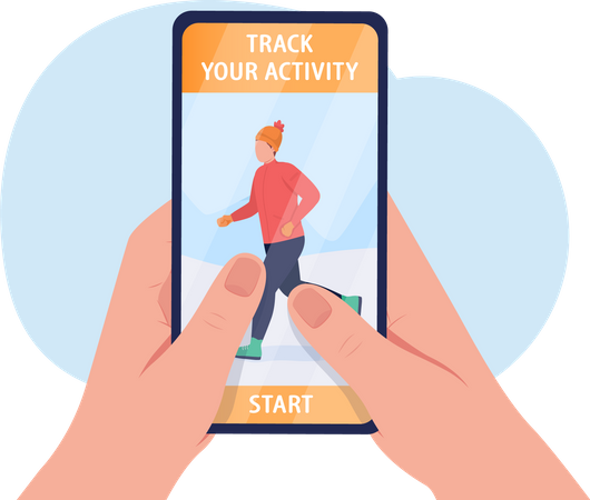 Track your activity Illustration