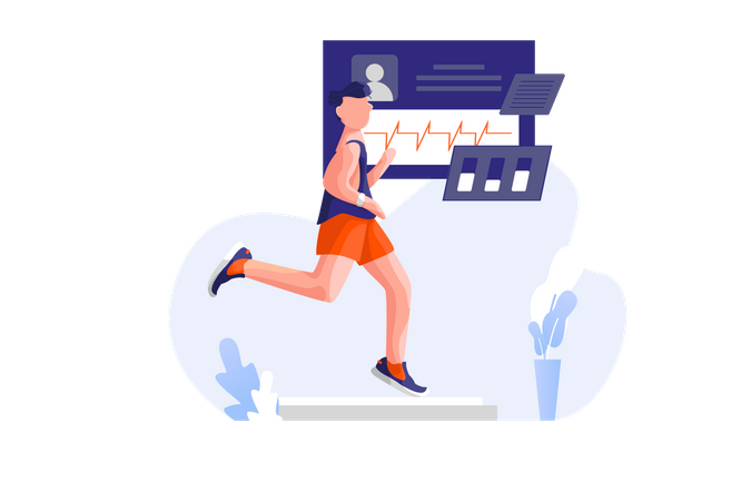 Track your activity  Illustration