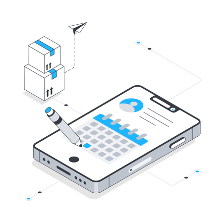 Tracking Delivery Date  Illustration