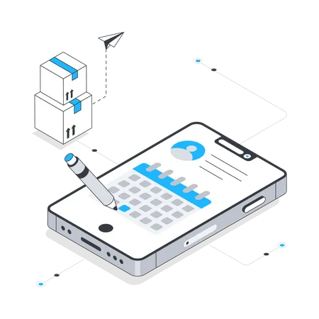 Tracking Delivery Date  Illustration