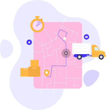 Tracking your order  Illustration