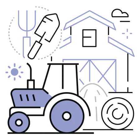 Tractor  Illustration