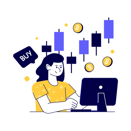 Trader  Illustration