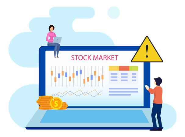 Trading Share  Illustration