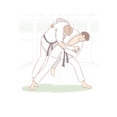 Traditional Asian Martial Arts  Illustration