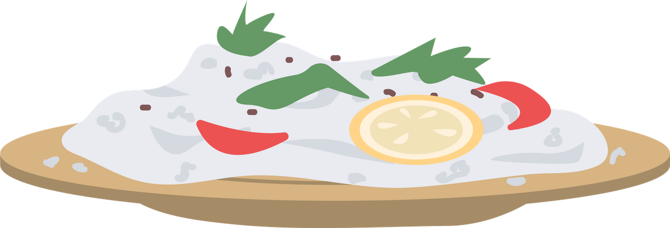 Traditional dish  Illustration