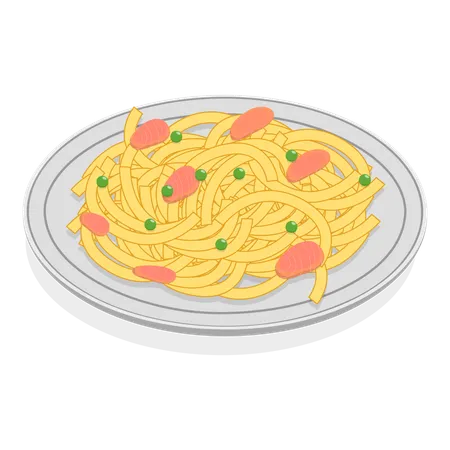 Traditional Italian Cuisine  Illustration