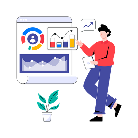 Tráfego da web  Ilustração