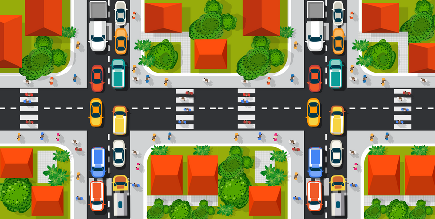 Traffic management  Illustration