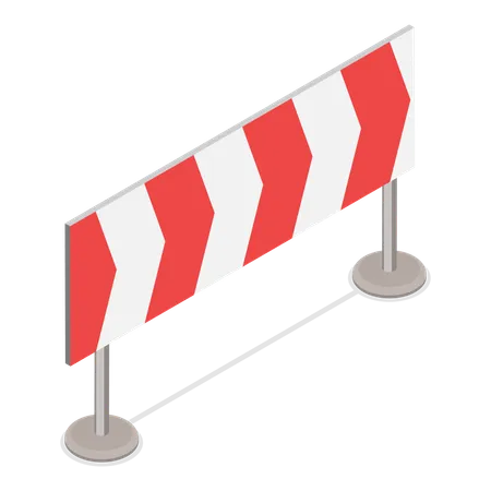 Traffic Road Barriers  イラスト