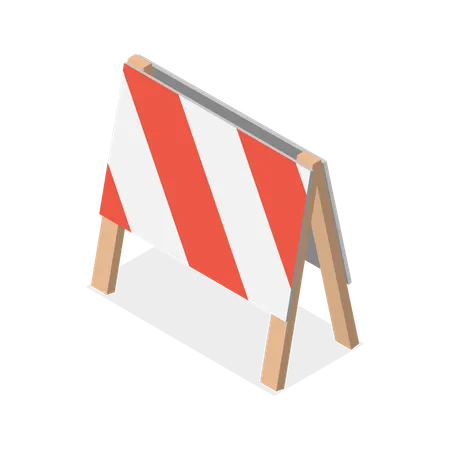 Traffic Road Barriers  Illustration