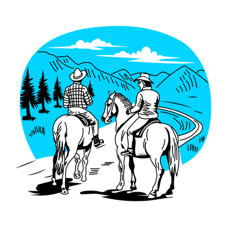 Trail Ride  Illustration