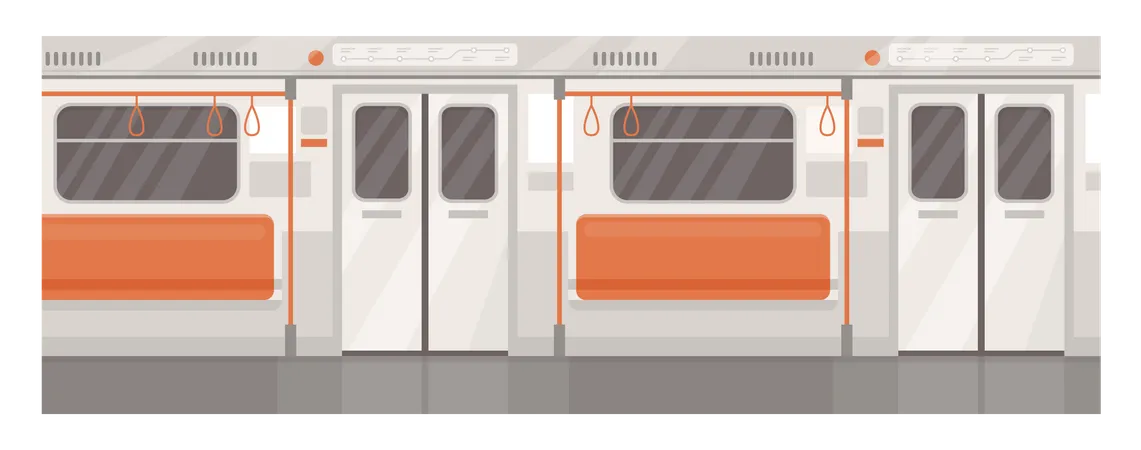 Train interior  Illustration