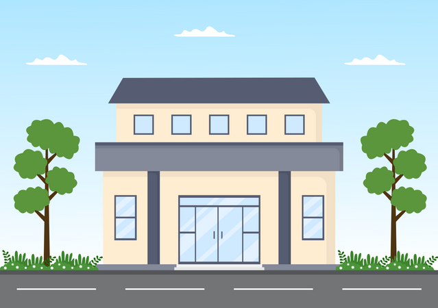 Train Station  Illustration