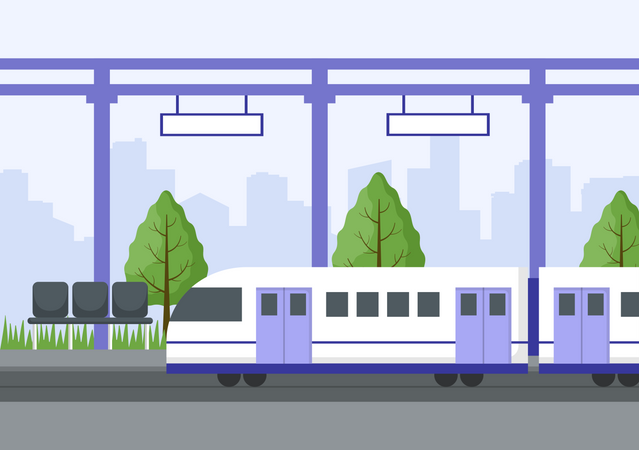 Train Transport  Illustration