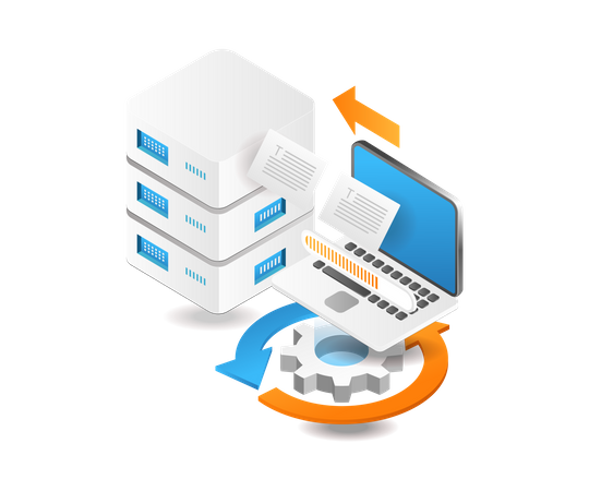 Traitement des données en nuage  Illustration