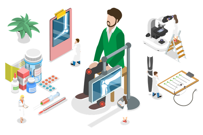 Traitement des troubles articulaires  Illustration