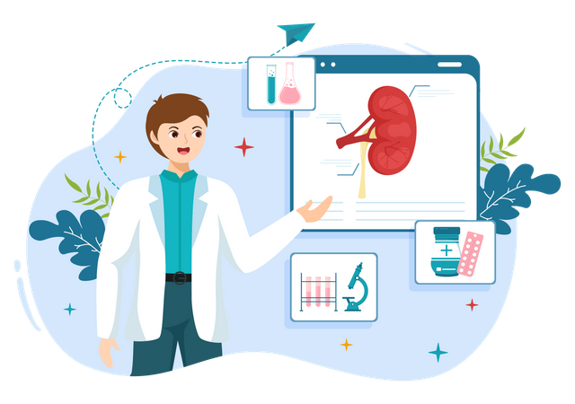 Traitement respiratoire  Illustration