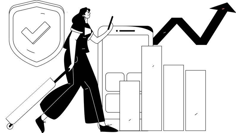 Segurança de transação  Ilustração