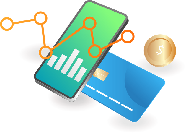 Transaction de paiement  Illustration