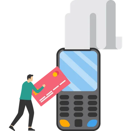 Transaction numérique  Illustration