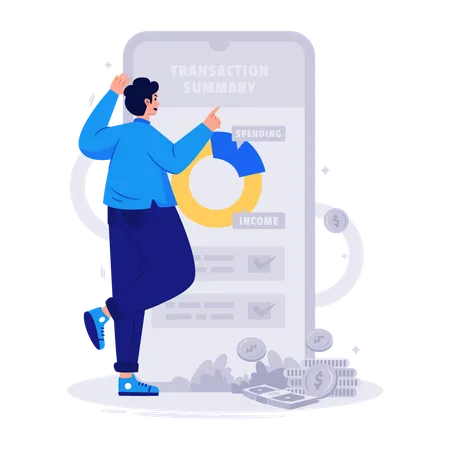 Transaction summary  Illustration