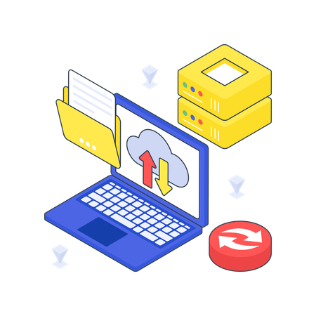 Transferencia de datos  Ilustración