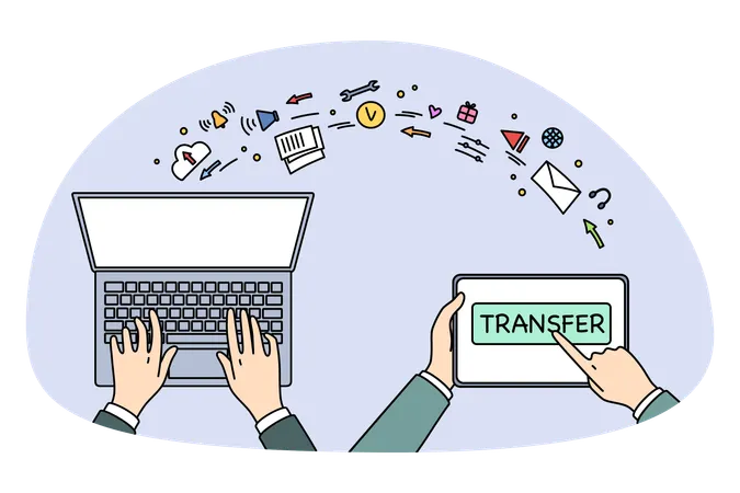 Transferencia de información y tecnologías  Illustration