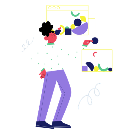 Transfert de fichiers en cours  Illustration